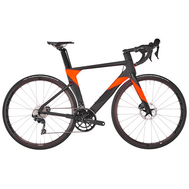 Bicicleta de carrera CANNONDALE SYSTEMSIX CARBON DISC Shimano Ultegra 36/52 Negro/Rojo 2019 0